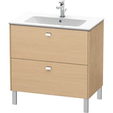Duravit - Brioso Two Drawer Floorstanding Vanity Unit Natural Oak - Natural Oak