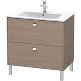 Duravit - Brioso Two Drawer Floorstanding Vanity Unit Oak Terra - Oak Terra