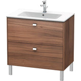 Duravit - Brioso Two Drawer Floorstanding Vanity Unit Walnut - Natural Walnut