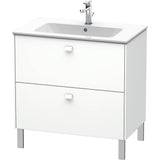 Duravit - Brioso Two Drawer Floorstanding Vanity Unit White - White Matte