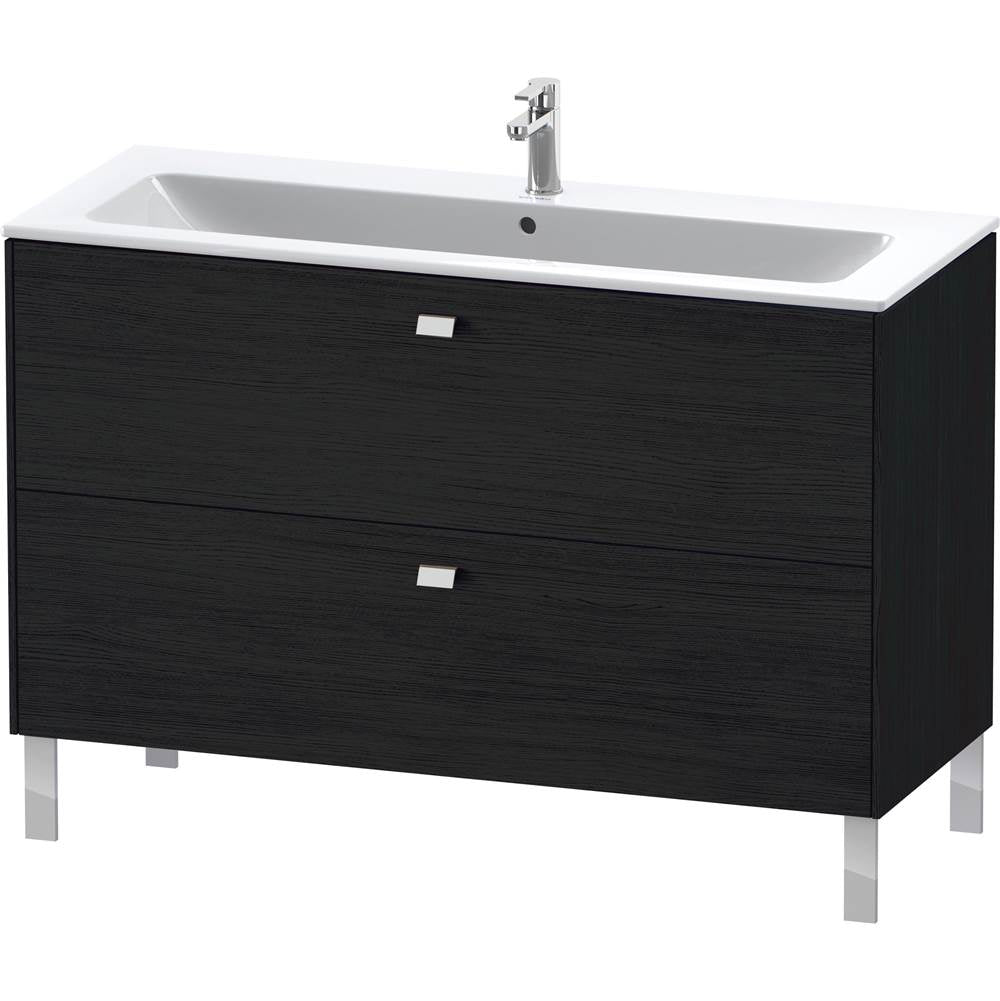 Brioso Two Drawer Floorstanding Vanity Unit Concrete Gray