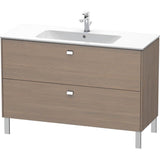 Brioso Two Drawer Floorstanding Vanity Unit Concrete Gray