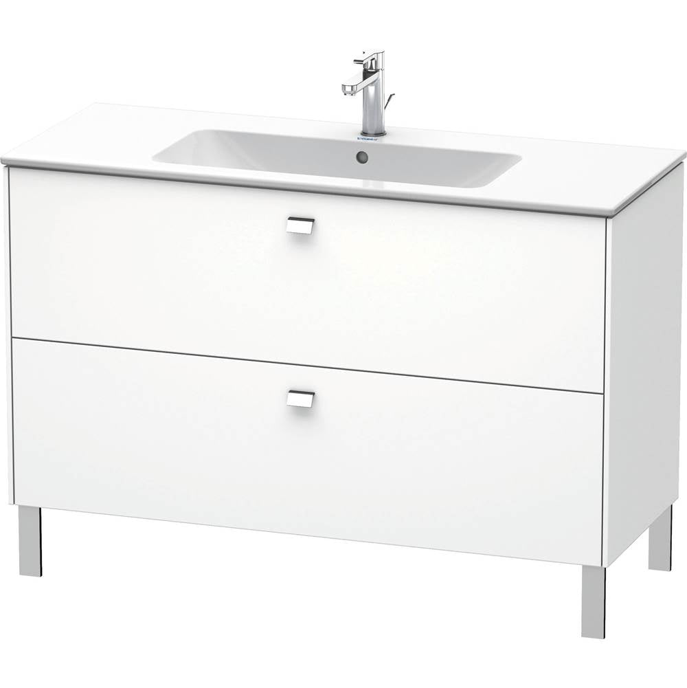 Duravit - Brioso Two Drawer Floorstanding Vanity Unit White - White Matte