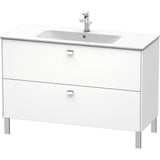 Duravit - Brioso Two Drawer Floorstanding Vanity Unit White - White Matte