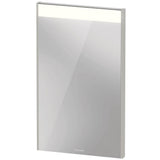 Duravit - Brioso Mirror with Lighting Concrete Gray - Concrete Gray Matte