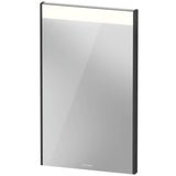 Duravit - Brioso Mirror with Lighting Concrete Gray - Concrete Gray Matte