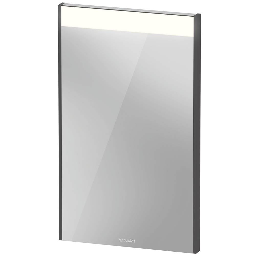 Duravit - Brioso Mirror with Lighting Graphite - Graphite Matte