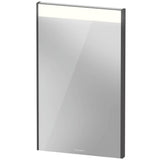 Duravit - Brioso Mirror with Lighting Graphite - Graphite Matte