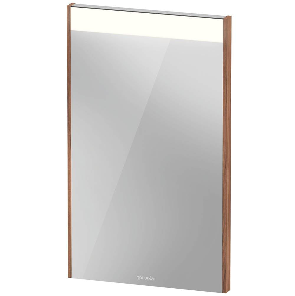 Duravit - Brioso Mirror with Lighting Walnut - Natural Walnut