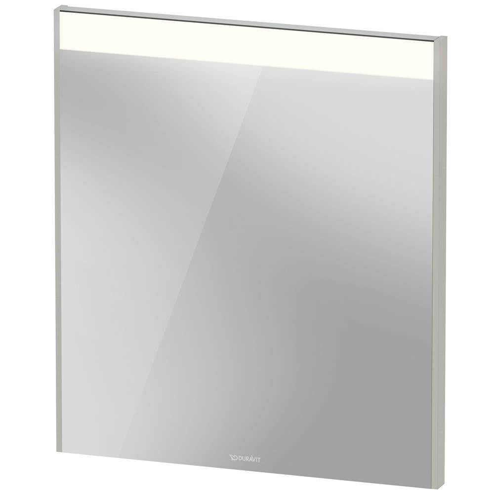 Duravit - Brioso Mirror with Lighting Concrete Gray - Concrete Gray Matte