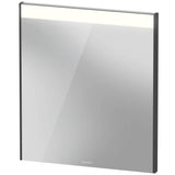 Duravit - Brioso Mirror with Lighting Graphite - Graphite Matte