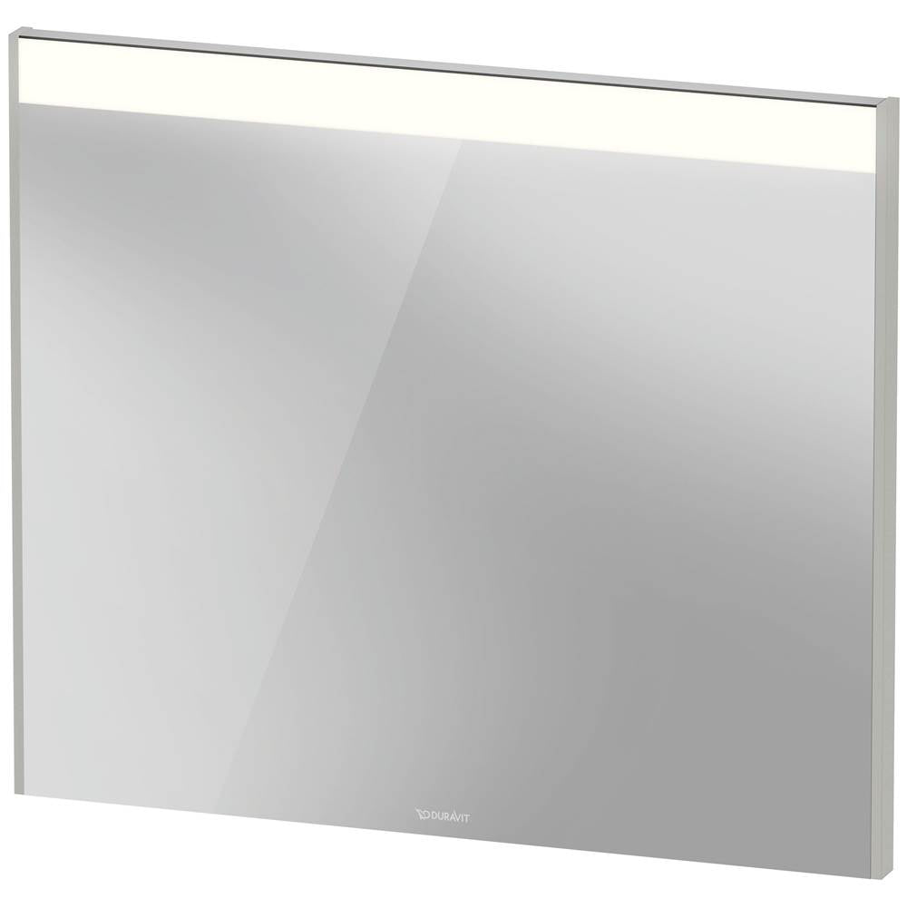 Duravit - Brioso Mirror with Lighting Concrete Gray - Concrete Gray Matte