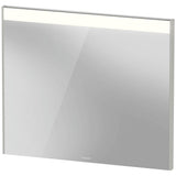 Duravit - Brioso Mirror with Lighting Concrete Gray - Concrete Gray Matte
