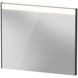 Duravit - Brioso Mirror with Lighting Concrete Gray - Concrete Gray Matte
