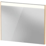 Duravit - Brioso Mirror with Lighting Concrete Gray - Concrete Gray Matte