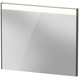 Duravit - Brioso Mirror with Lighting Graphite - Graphite Matte