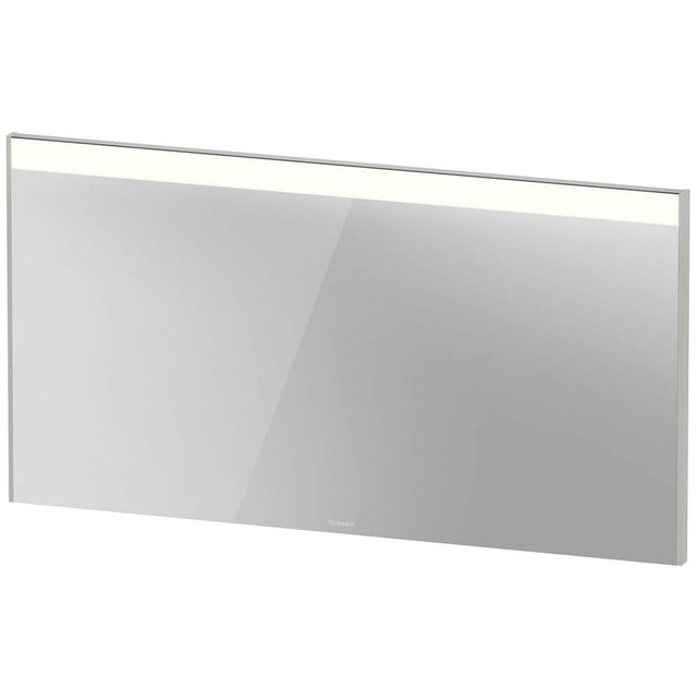 Duravit - Brioso Mirror with Lighting Concrete Gray - Concrete Gray Matte