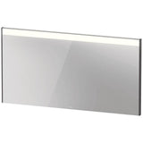 Duravit - Brioso Mirror with Lighting Graphite - Graphite Matte