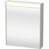 Duravit - Brioso Mirror Cabinet with Lighting Concrete Gray - Concrete Gray Matte