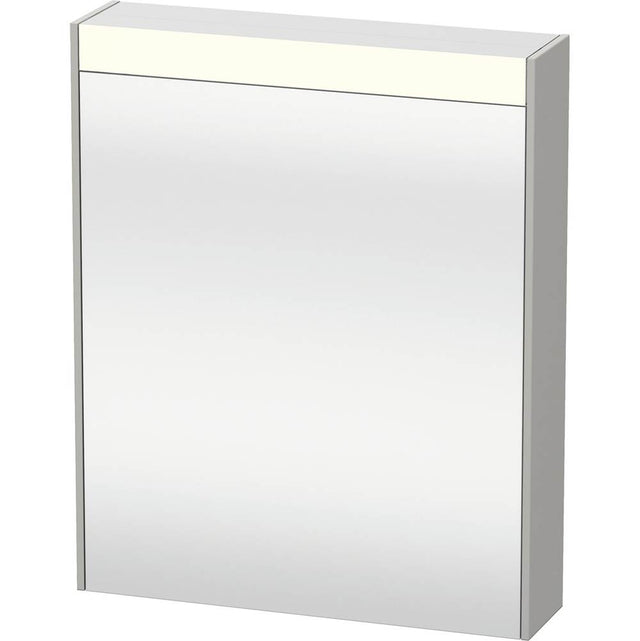 Duravit - Brioso Mirror Cabinet with Lighting Concrete Gray - Concrete Gray Matte