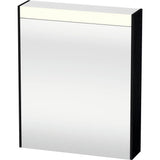 Duravit - Brioso Mirror Cabinet with Lighting Oak Black - Black Oak