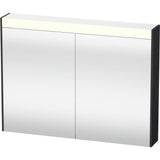 Duravit - Brioso Mirror Cabinet with Lighting Oak Black - Black Oak