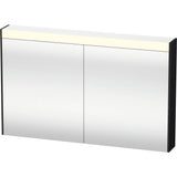 Duravit - Brioso Mirror Cabinet with Lighting Oak Black - Black Oak