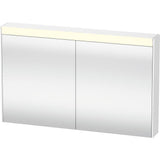 Duravit - Brioso Mirror Cabinet with Lighting White - White Matte