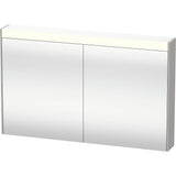 Duravit - Brioso Mirror Cabinet with Lighting Concrete Gray - Concrete Gray Matte