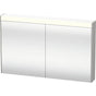 Duravit - Brioso Mirror Cabinet with Lighting Concrete Gray - Concrete Gray Matte