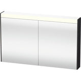 Duravit - Brioso Mirror Cabinet with Lighting Oak Black - Black Oak