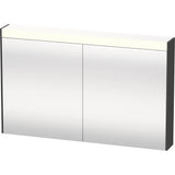 Duravit - Brioso Mirror Cabinet with Lighting Graphite - Graphite Matte