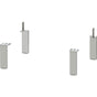 Duravit - Brioso Leg Concrete Gray - Concrete Gray Matte