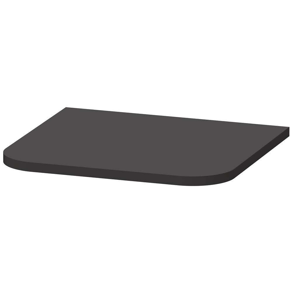Duravit - Happy D.2 Plus Cover Plate Graphite - Graphite Super Matte