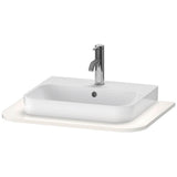 Duravit - Happy D.2 Plus Console with One Sink Cut-Out White - White High Gloss