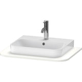 Duravit - Happy D.2 Plus Console with One Sink Cut-Out White - White Satin Matte