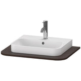 Duravit - Happy D.2 Plus Console with One Sink Cut-Out Walnut Brushed - Walnut Brushed