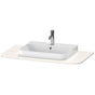 Duravit - Happy D.2 Plus Console with One Sink Cut-Out White - White High Gloss