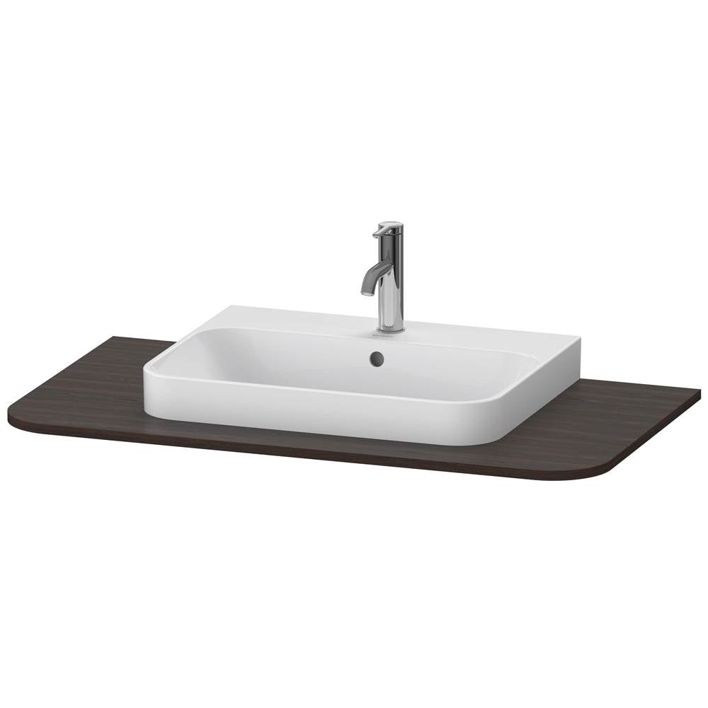 Duravit - Happy D.2 Plus Console with One Sink Cut-Out Walnut Brushed - Walnut Brushed