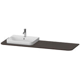 Duravit - Happy D.2 Plus Console with One Sink Cut-Out Walnut Brushed - Walnut Brushed