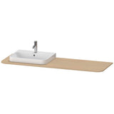 Duravit - Happy D.2 Plus Console with One Sink Cut-Out Mediterranean Oak - Mediterranean Oak