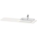 Duravit - Happy D.2 Plus Console with One Sink Cut-Out White - White High Gloss