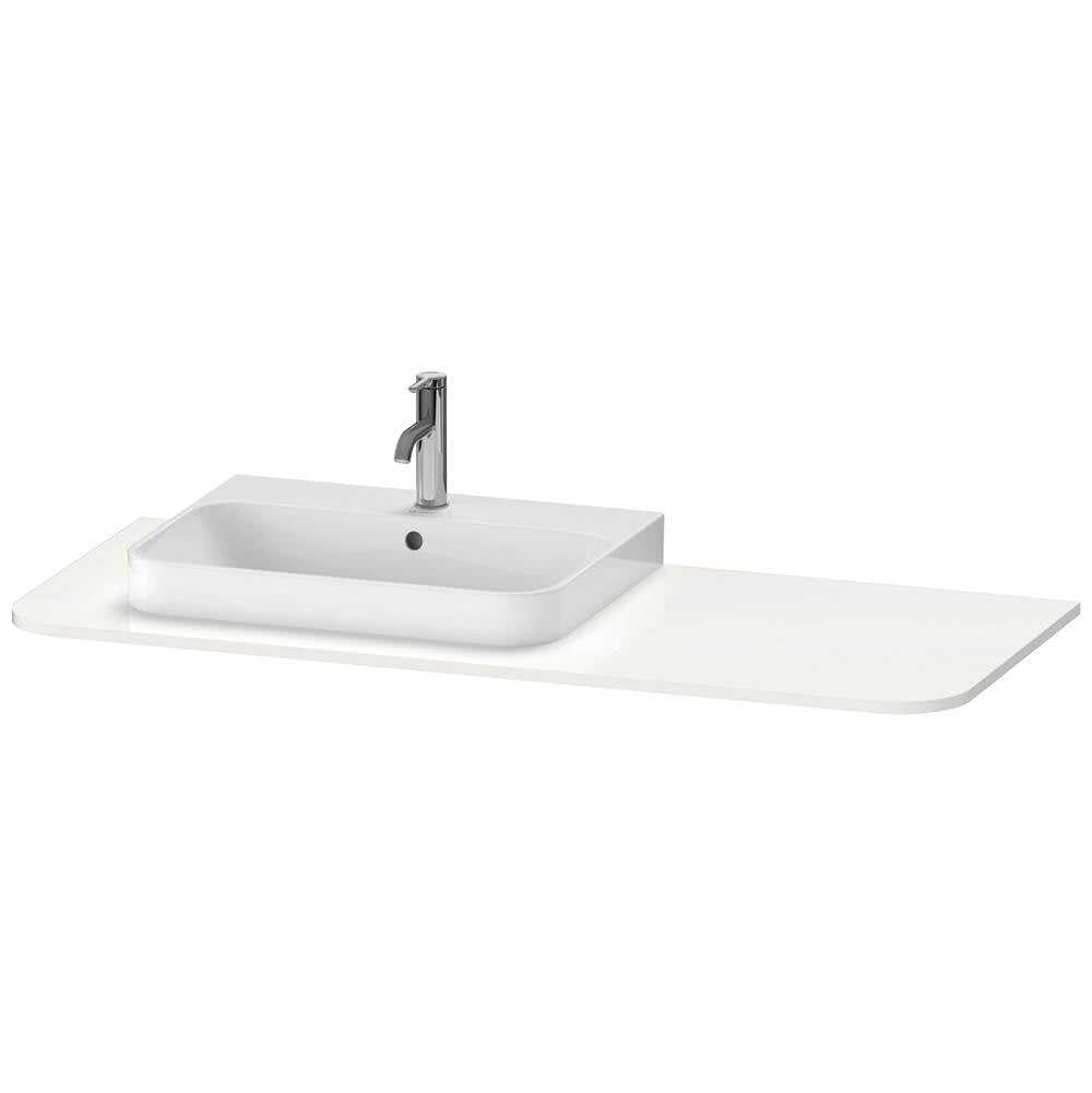 Duravit - Happy D.2 Plus Console with One Sink Cut-Out White - White High Gloss
