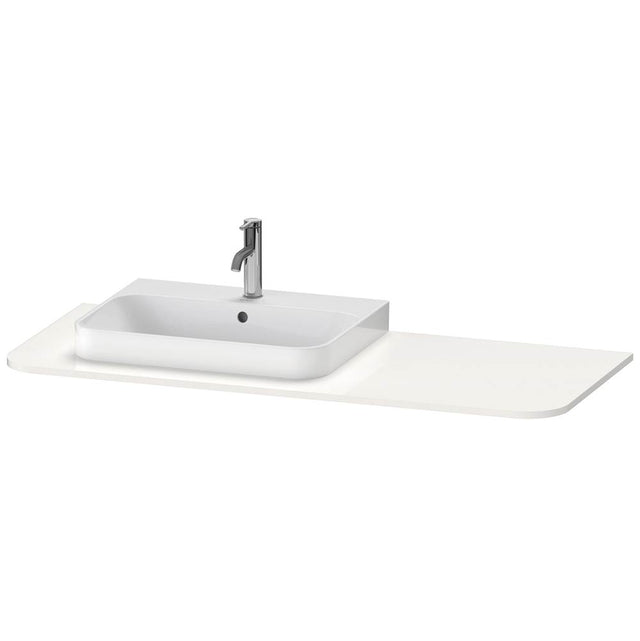 Duravit - Happy D.2 Plus Console with One Sink Cut-Out White - White High Gloss