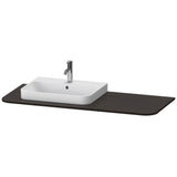 Duravit - Happy D.2 Plus Console with One Sink Cut-Out Walnut Brushed - Walnut Brushed