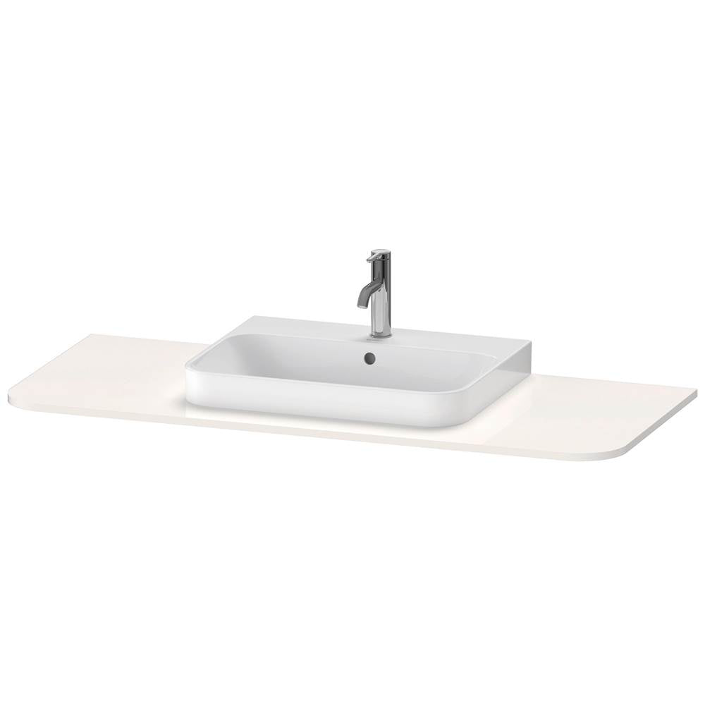Duravit - Happy D.2 Plus Console with One Sink Cut-Out White - White High Gloss
