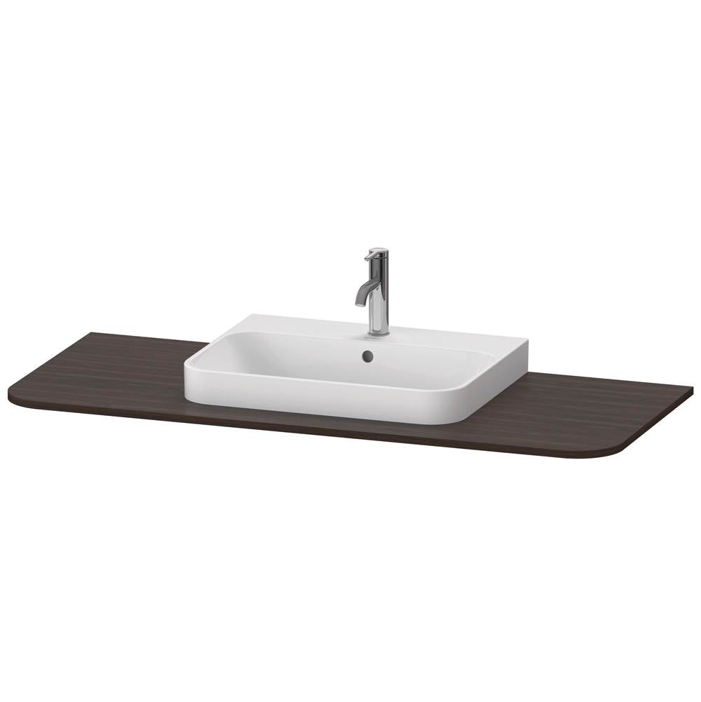 Duravit - Happy D.2 Plus Console with One Sink Cut-Out Walnut Brushed - Walnut Brushed