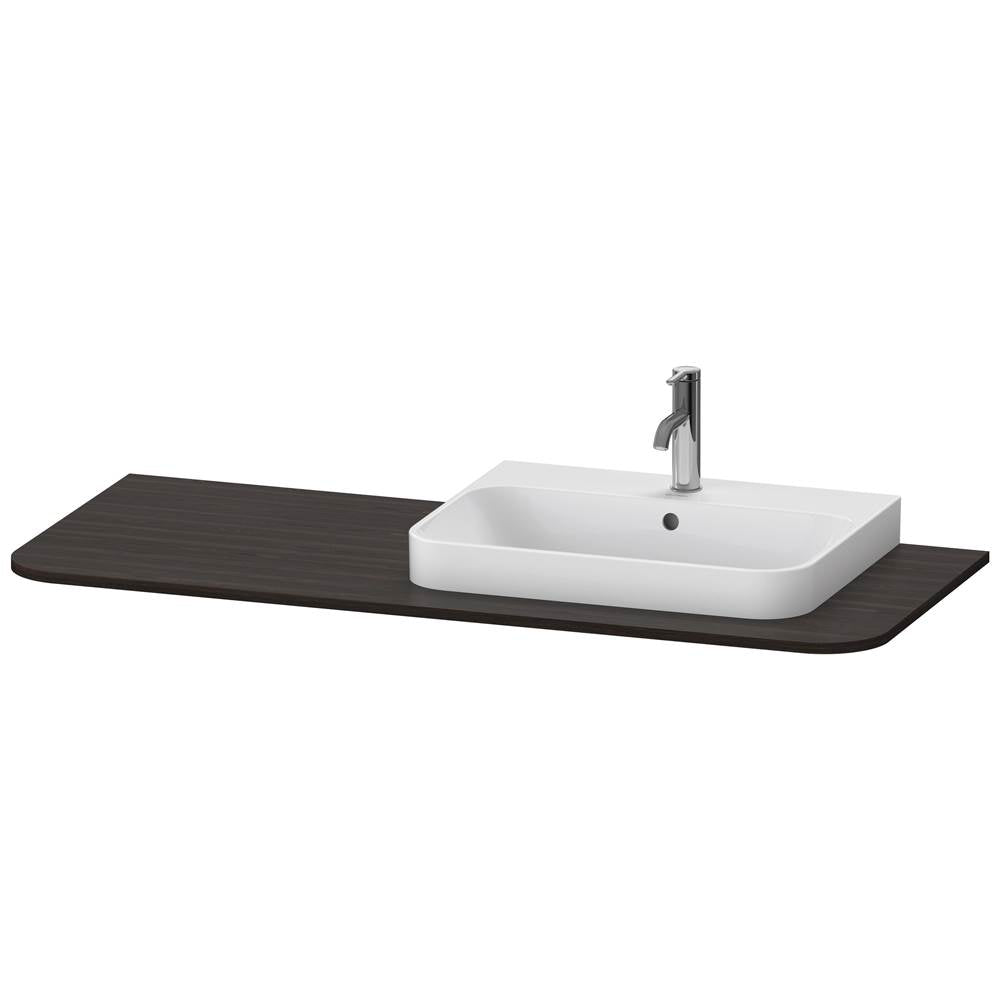 Duravit - Happy D.2 Plus Console with One Sink Cut-Out Walnut Brushed - Walnut Brushed