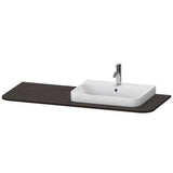 Duravit - Happy D.2 Plus Console with One Sink Cut-Out Walnut Brushed - Walnut Brushed