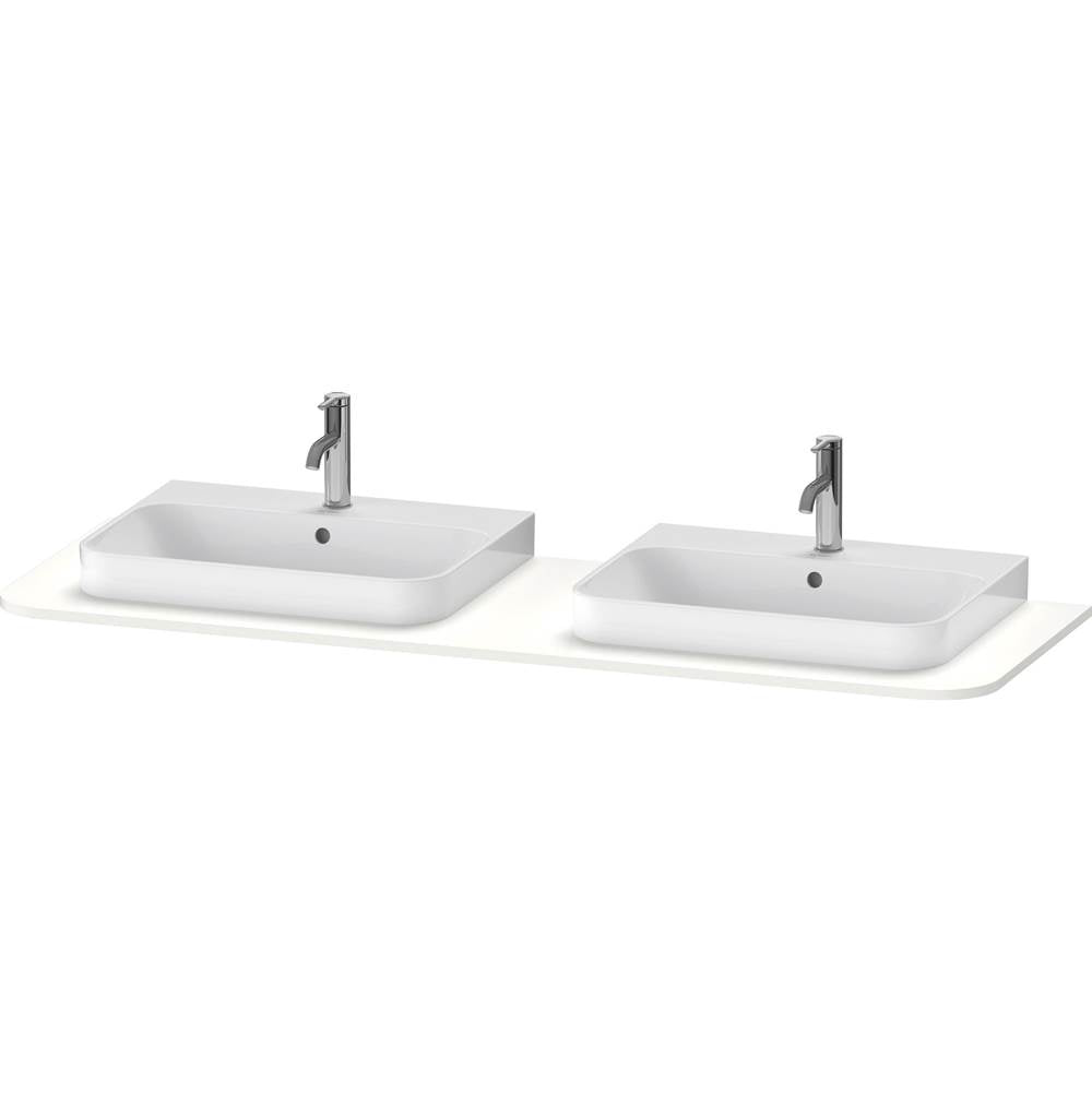 Duravit - Happy D.2 Plus Console with Two Sink Cut-Outs White - White Satin Matte